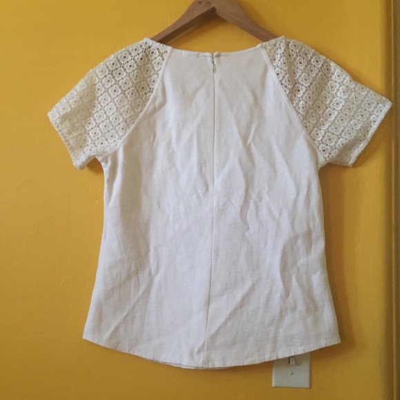 J.crew lace sleeves top - Picture 2 of 2